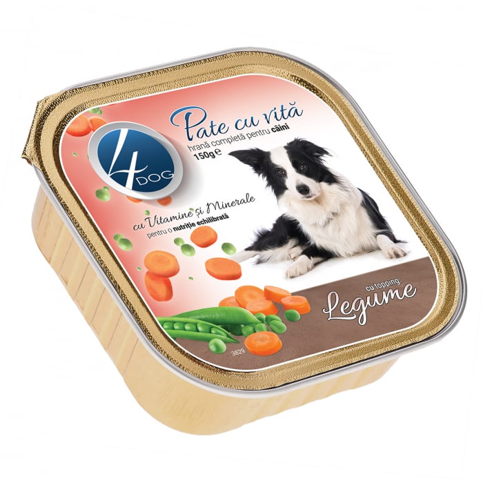 4Dog Paté with pasta & Vegetables 150g