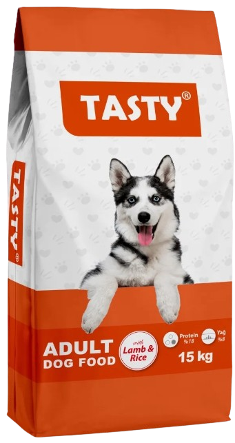 Tasty Adult Dog Food Lamb & Rice 15 Kg