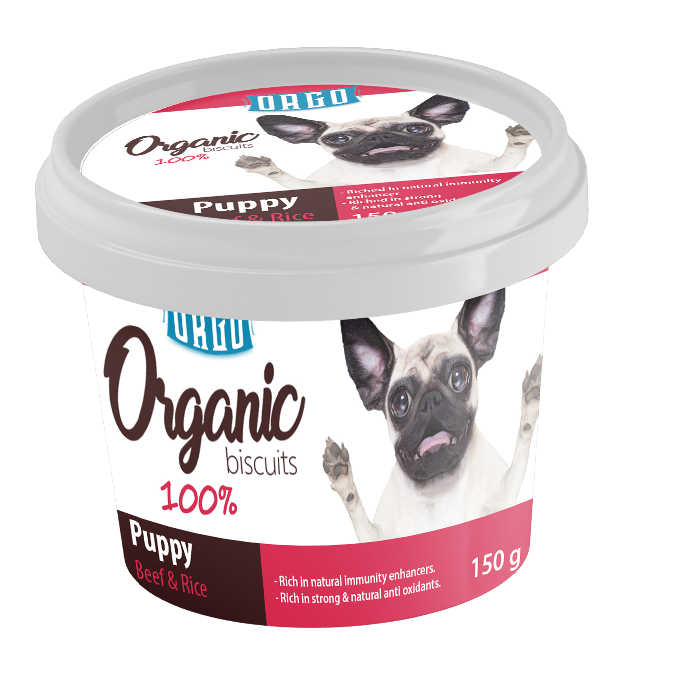 ORGO PUPPY BISCUIT 150 G ( 4 Flavors Available )