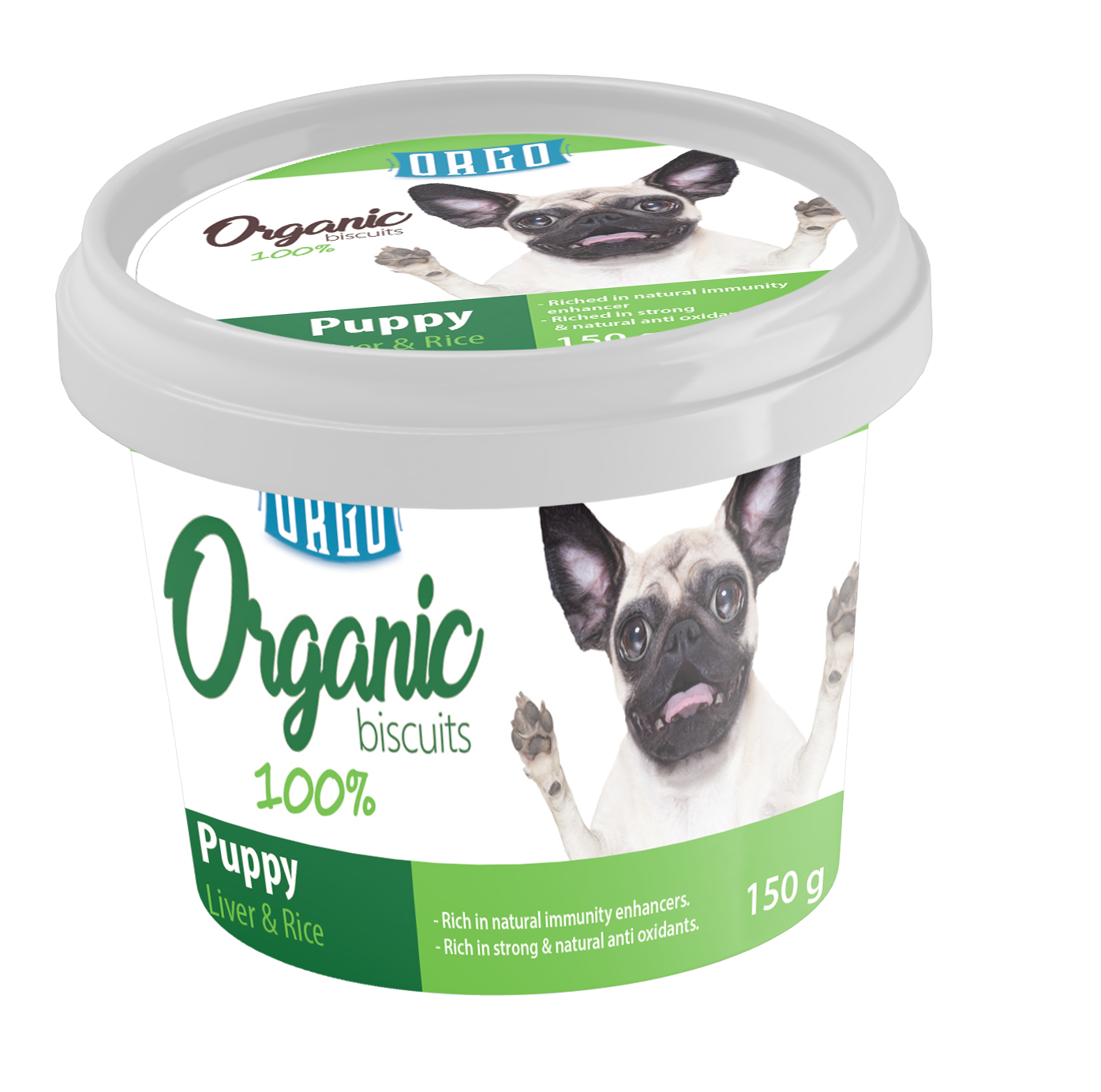 ORGO PUPPY BISCUIT 150 G ( 4 Flavors Available )