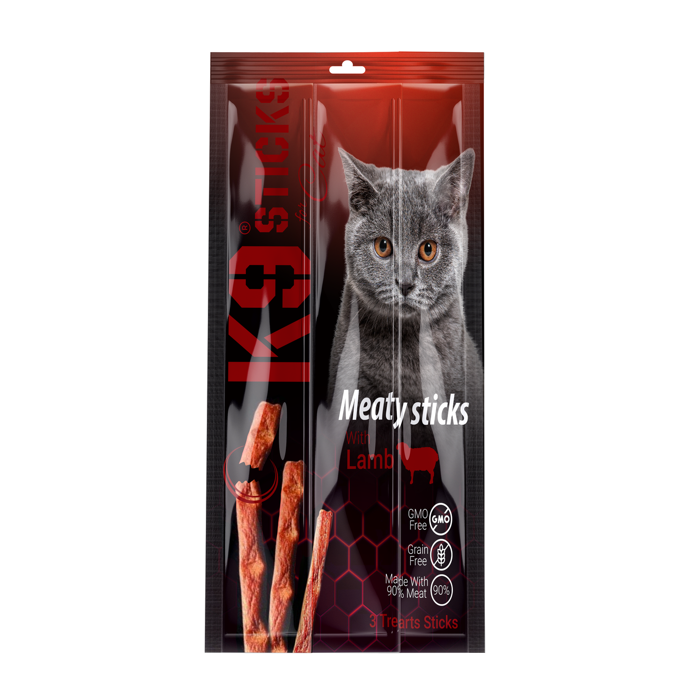 K9 MEATY STICKS 3 PIECES FOR CAT  ( 5 Flavors Available )