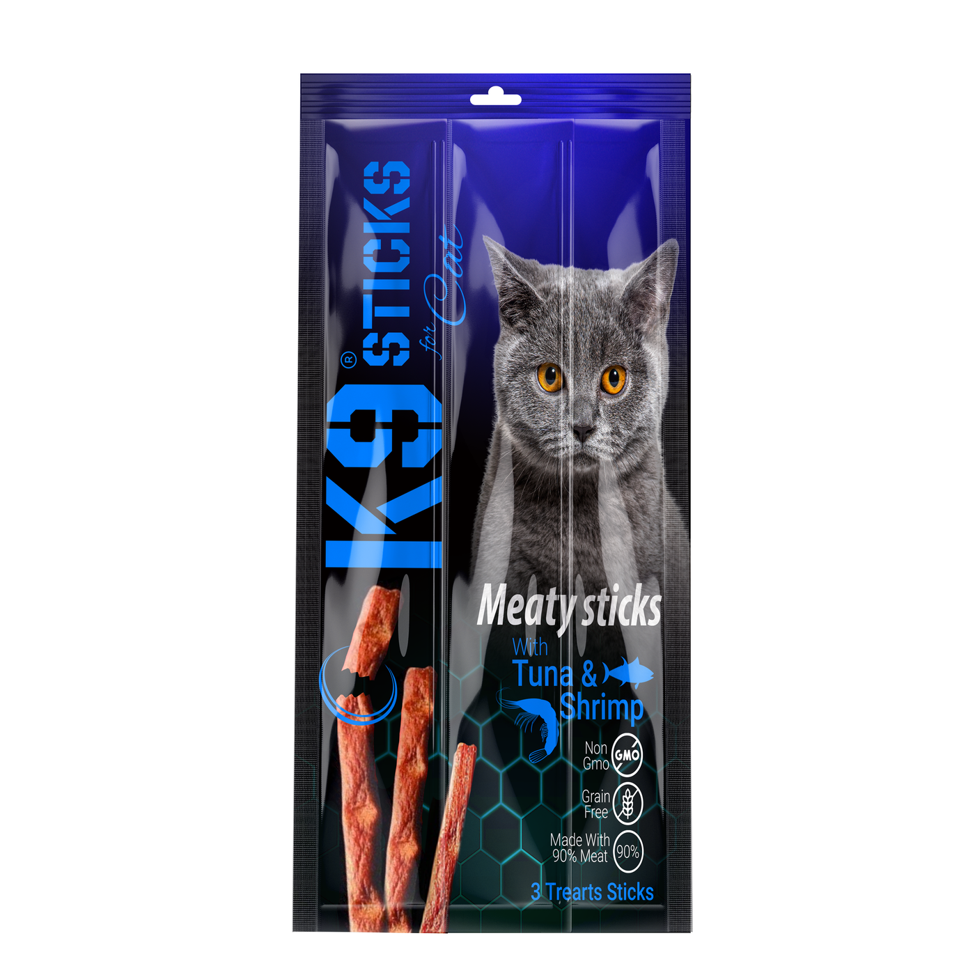 K9 MEATY STICKS 3 PIECES FOR CAT  ( 5 Flavors Available )