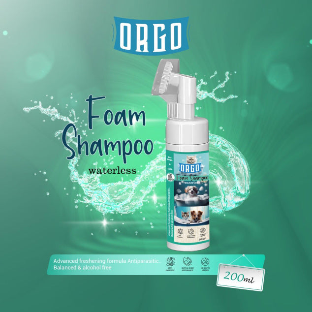 ORGO WATERLESS FOAM SHAMPOO