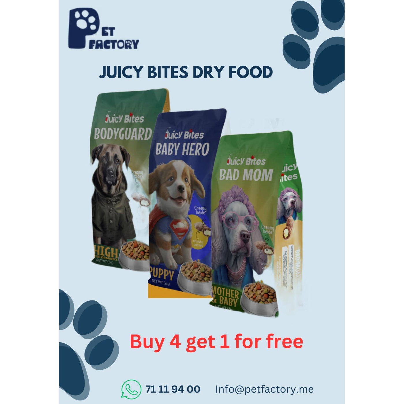 Juicy Bites Dry Food  Bundle 2