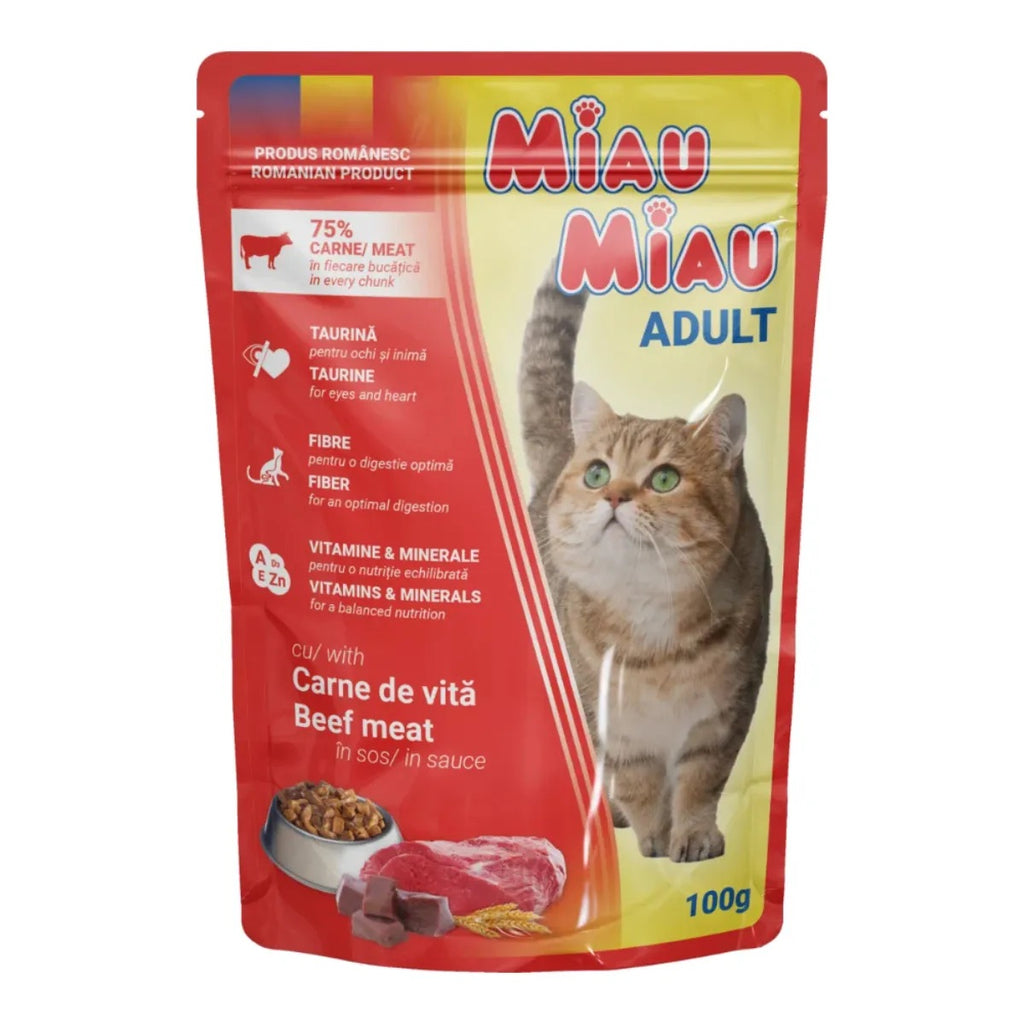 Miau Miau Premium Chunks in Gravy 100g
