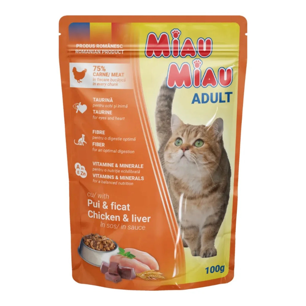 Miau Miau Premium Chunks in Gravy 100g