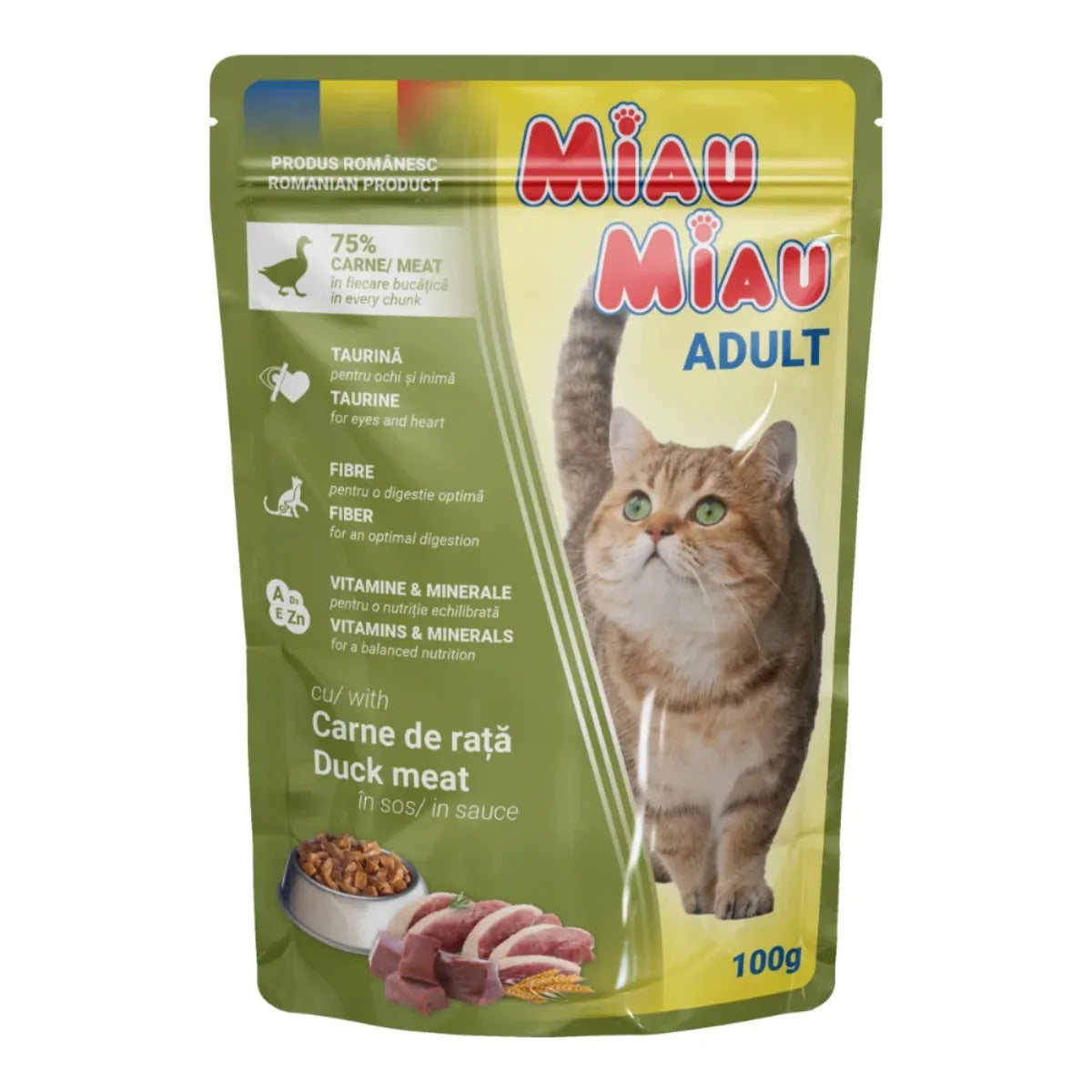 Miau Miau Premium Chunks in Gravy 100g