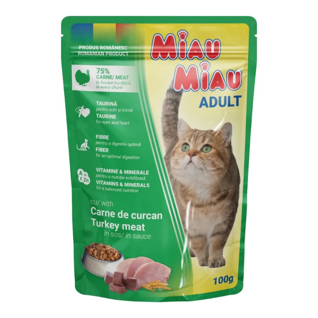 Miau Miau Premium Chunks in Gravy 100g