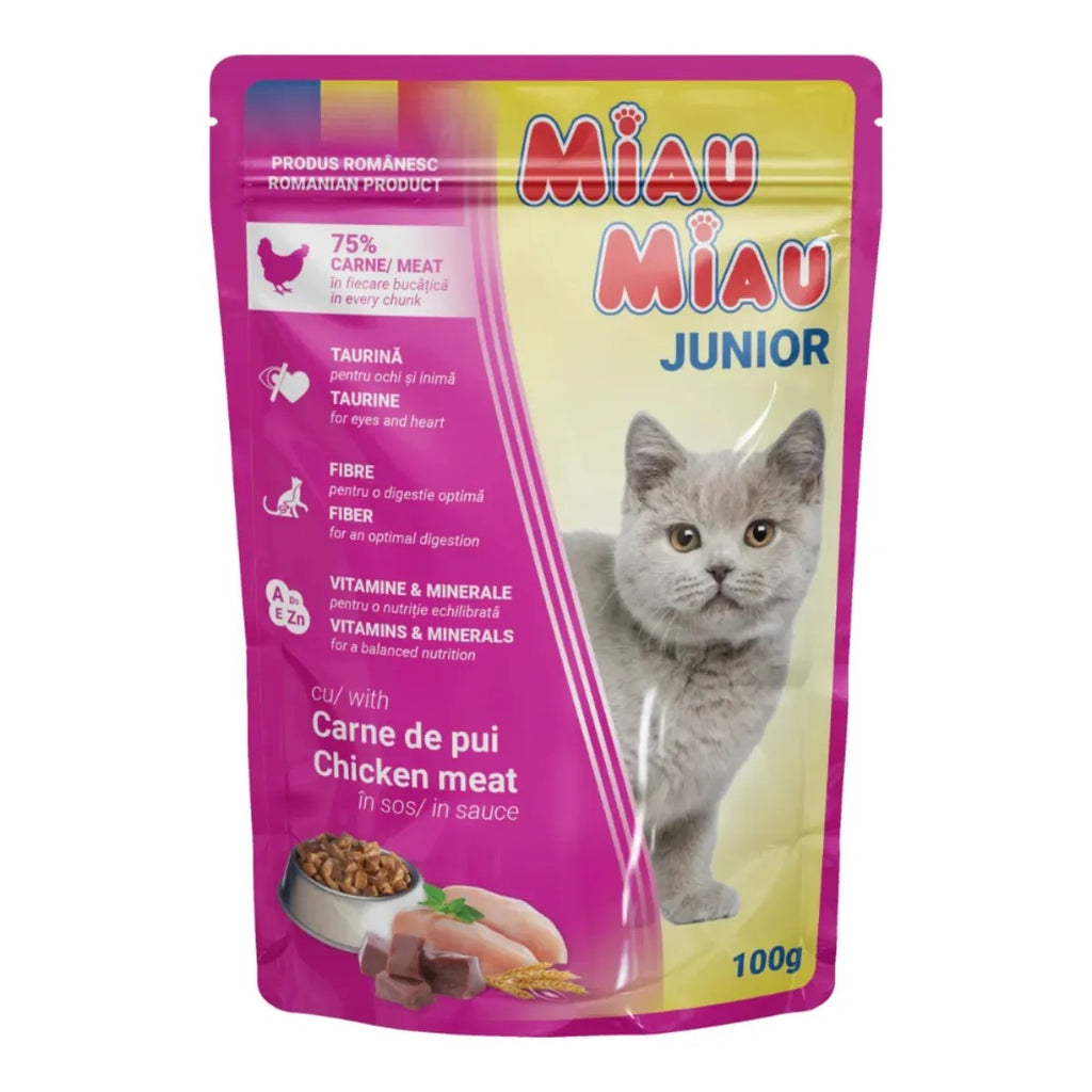 Miau Miau Premium Chunks in Gravy 100g