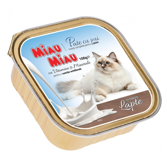 Miau Miau Paté with Topping 100g
