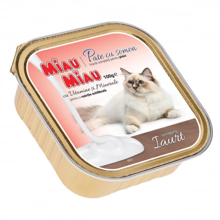 Miau Miau Paté with Topping 100g