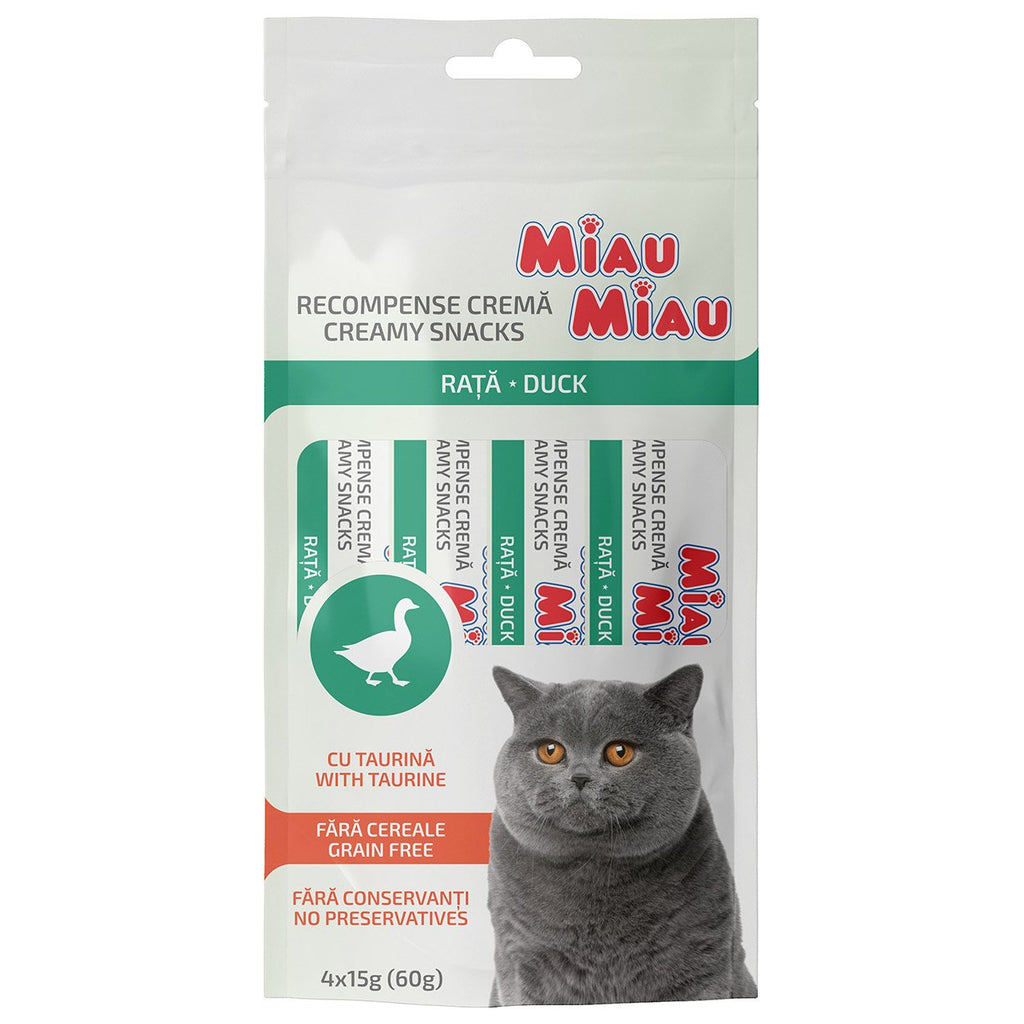 Miau Miau Lickies — Creamy Cat Snacks (4 × 15g)