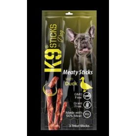 K9 MEATY STICKS 3 PIECES FOR DOG  ( 5 Flavors Available )