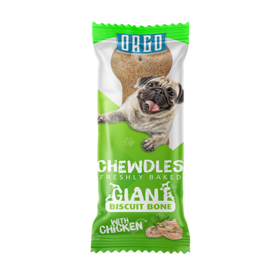 ORGO GIANT BISCUIT BONE 100 G  ( 4 Flavors Available )