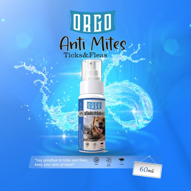 ORGO ANTI MITES TICKS & FLEAS