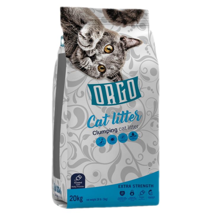 ORGO CAT LITTER CLUMPING 20L ( 4 Kinds Available )