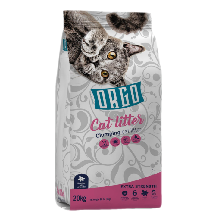 ORGO CAT LITTER CLUMPING 20L ( 4 Kinds Available )