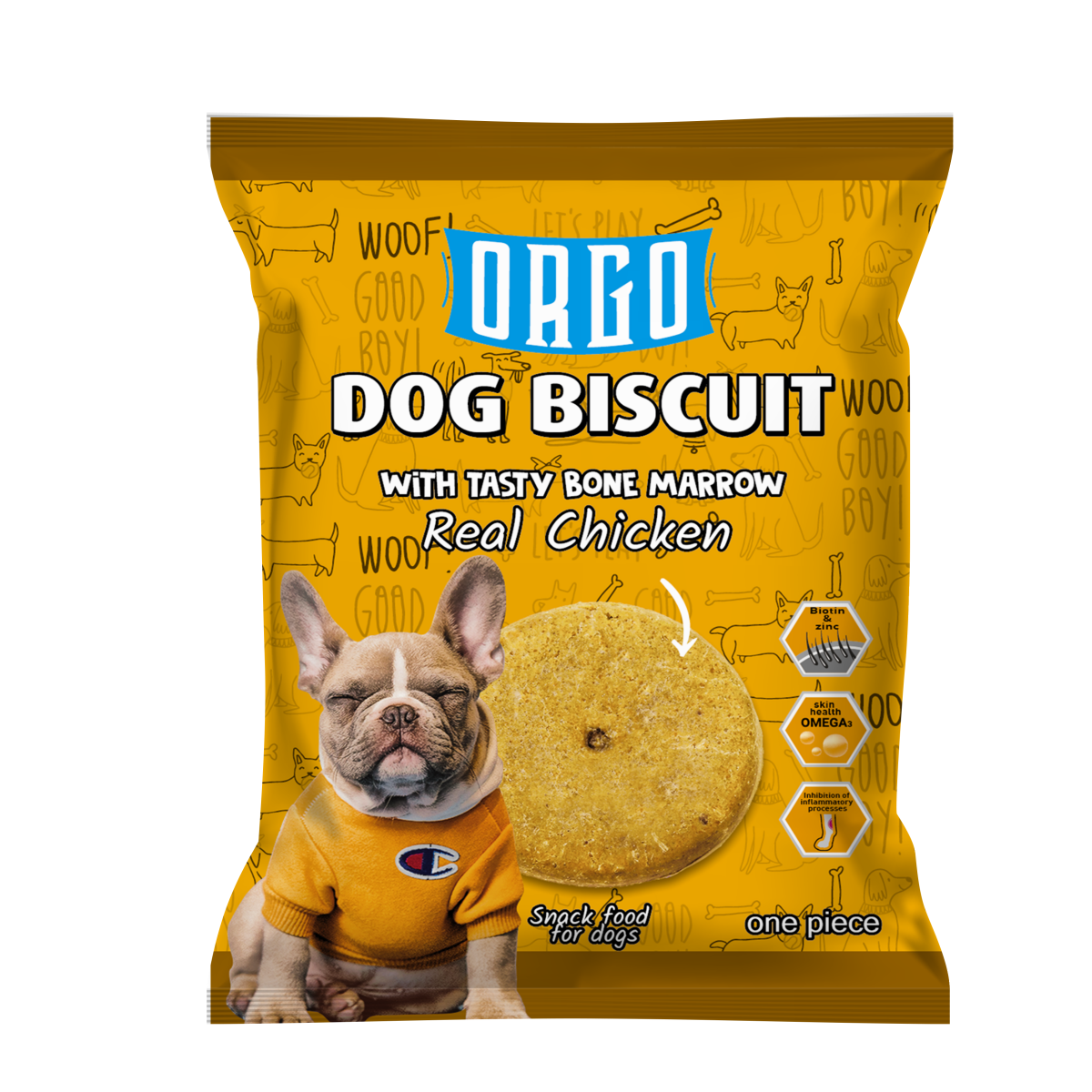 ORGO DOG BISCUIT 50 G  ( 4 Flavors Available )