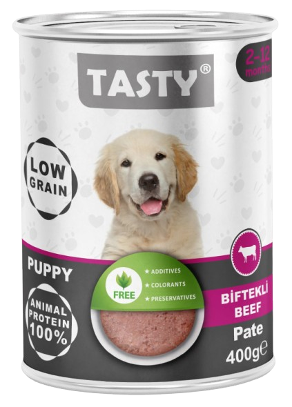Tasty Pate Adult Dog Food (Beef) 400 Gr.