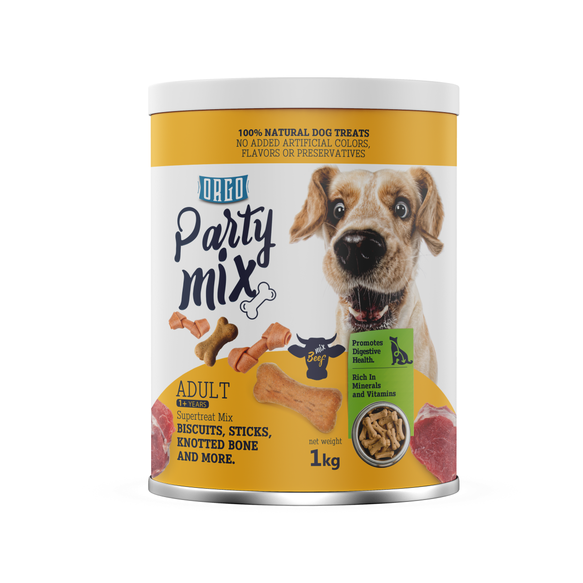 ORGO PARTY MIX 1KG  ( 4 Flavors Available )