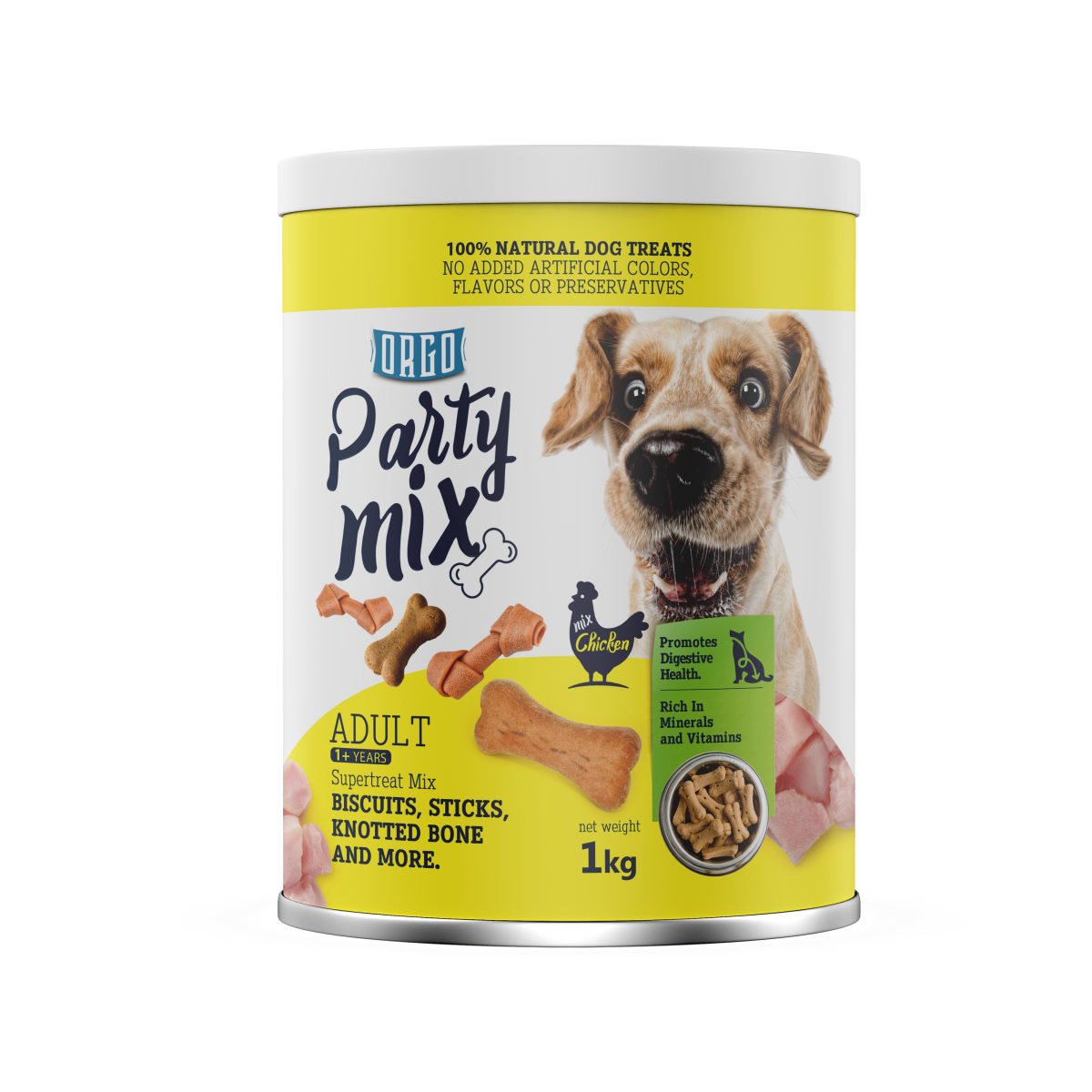 ORGO PARTY MIX 1KG  ( 4 Flavors Available )