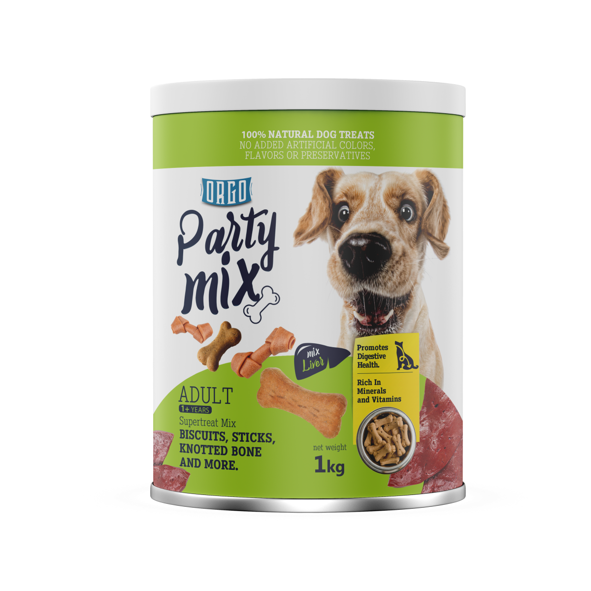 ORGO PARTY MIX 1KG  ( 4 Flavors Available )