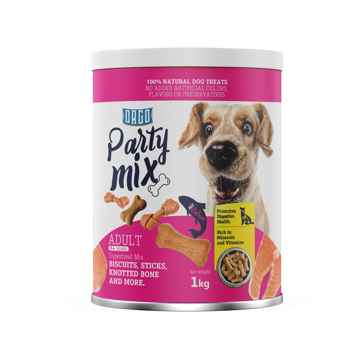 ORGO PARTY MIX 1KG  ( 4 Flavors Available )